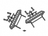 AXIAL RACING SCX10 1/10TH SCALE ROCK RAILS SET (2PCS) AX80041